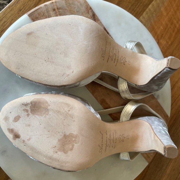 Anniel for BHLDN, Libellule Heels, EU size 40 Beige/Gold - Picture 5 of 7